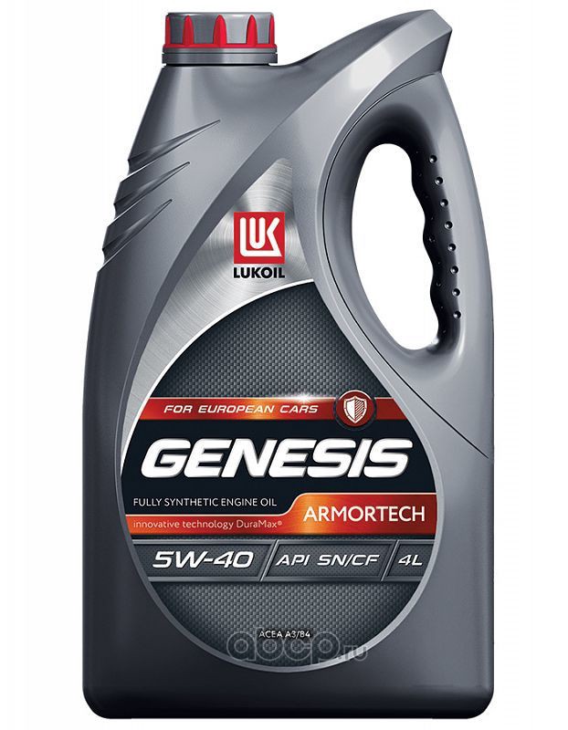 МАСЛО МОТОРНОЕ СИНТЕТИЧЕСКОЕ 5W-40 ЛУКОЙЛ GENESIS ARMORTECH 4Л