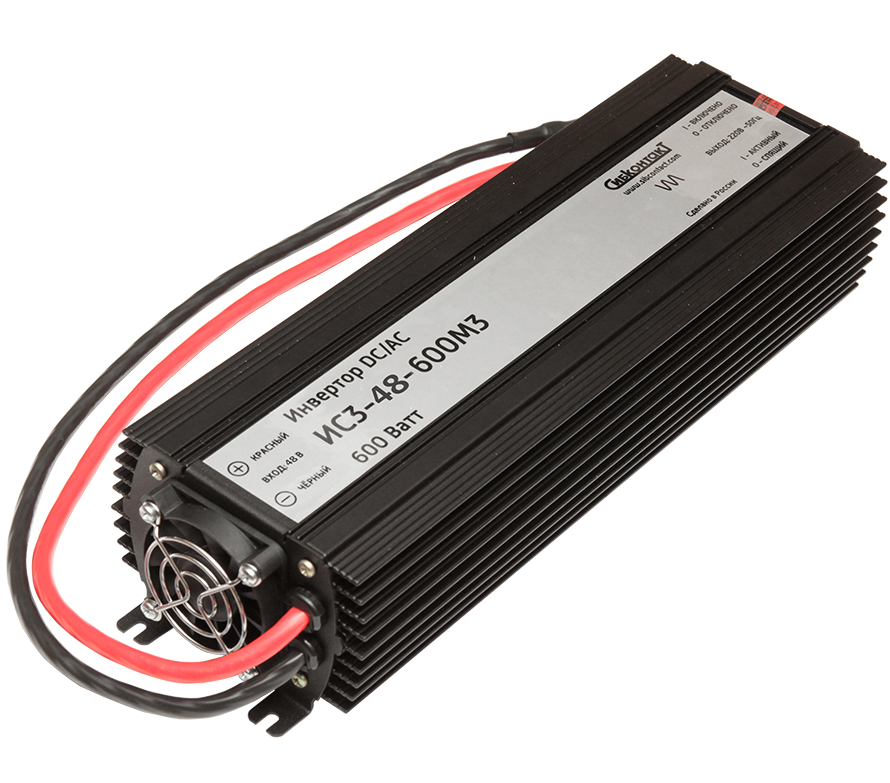 Инвертор Сибконтакт ИС3-48-600 DC-AC, 48В/600Вт