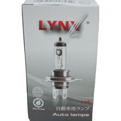 Лампа галоген H4 LYNX 12V 60/55W P43T38