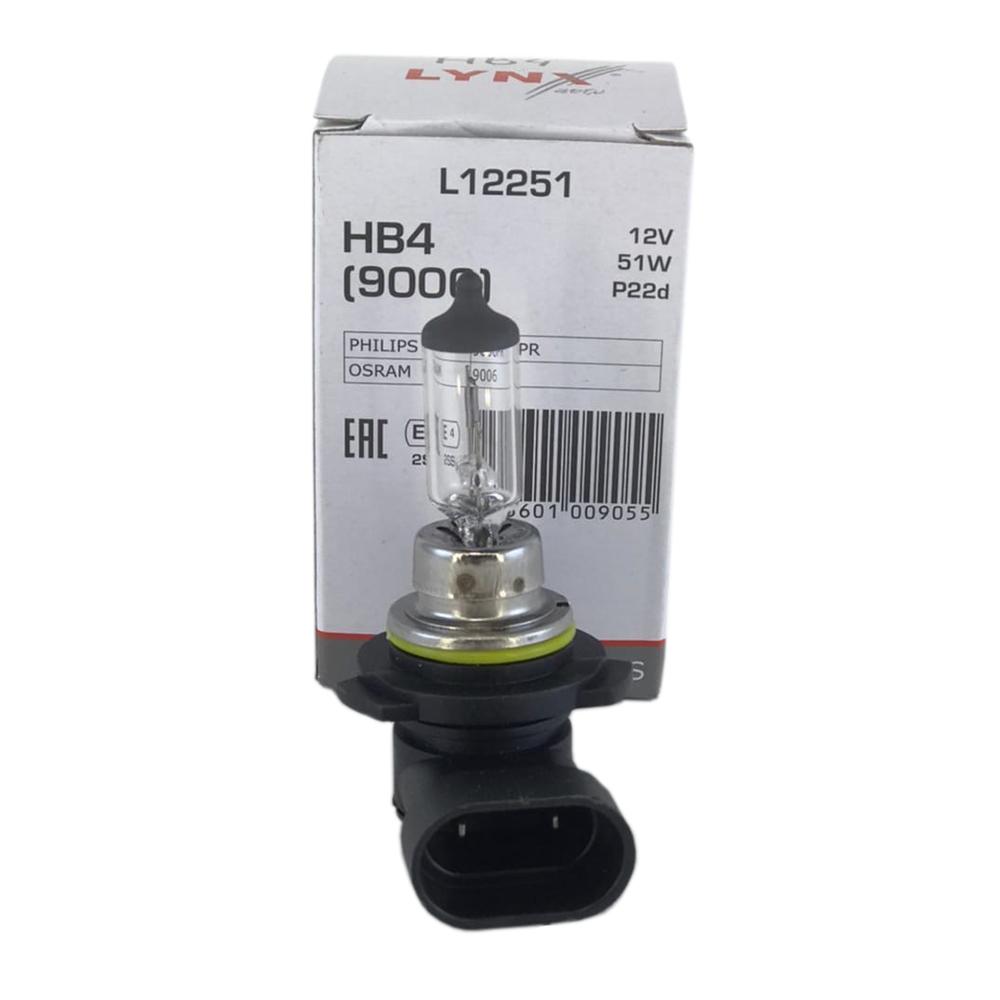 Лампа галоген HB4 LYNX 12V 51W P22d