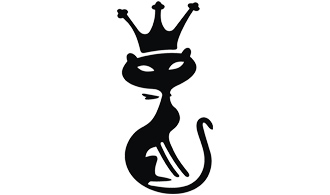 Наклейка Кошка с короной