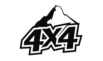Наклейка 4х4 гора