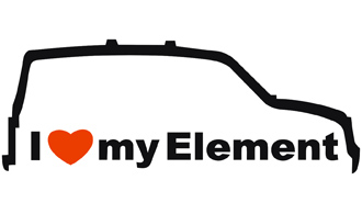 Наклейка I love my Element