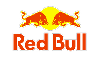 Наклейка Лого Red Bull с надписью
