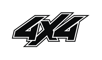 Наклейка Надпись 4x4
